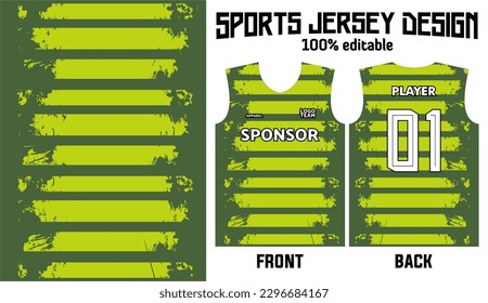 vector sport jersey background design