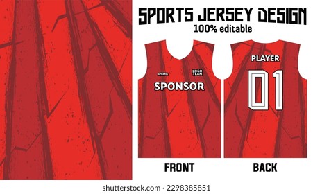 vector sport jersey background design