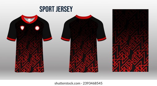 Vector sport jersey design fabric textile for sublimation shirt sublimation design vector