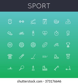Vector Sport Line Icons