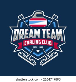 339 Curling Broom Logo Images, Stock Photos & Vectors | Shutterstock