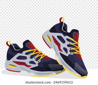 Vector Deporte, Correr, Entrenamiento, Zapatillas De Gimnasio