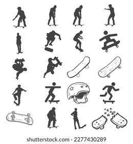vector sport sketch people set