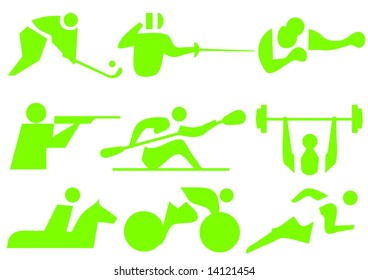 Vector sport symbols