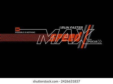 vector sport t-shirt and apparel design, typography, print, poster. Global swatches.
