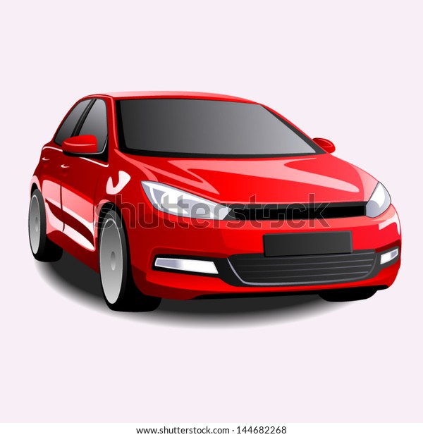 Vector Sports Car Stock Vector (Royalty Free) 144682268