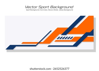 Vetor esportes carro corpo envoltório decalque em branco e preto fundo design decalque carro livery EPS 10