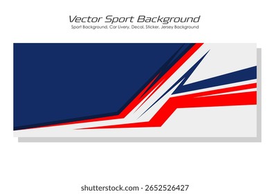 Vetor esportes carro corpo envoltório decalque em branco e preto fundo design decalque carro livery EPS 10