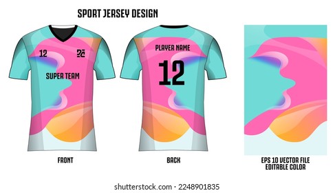 Vector sports jerseys, racing jerseys, running jersey