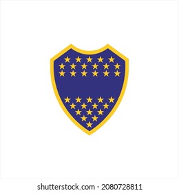 pantalla de logotipo de deportes vectores y forma de estrella