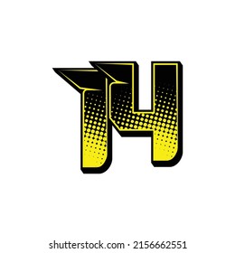 Vector sports number 14. Simple design