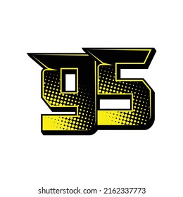 Deportes vectoriales número 95. Diseño sencillo