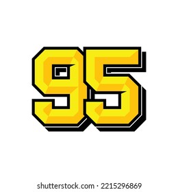 Deportes vectoriales número 95. Diseño sencillo
