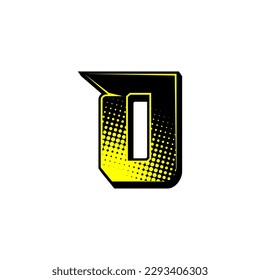 Vector sports numbers 0. Simple design