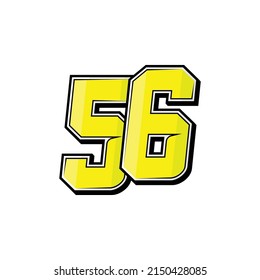 Deportes vectoriales número 56. Diseño sencillo