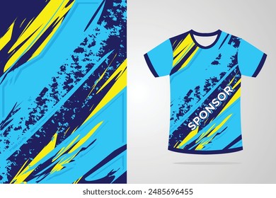 Vector sports racing jersey design, front back tshirt design. sports design for football racing cycling gaming jersey