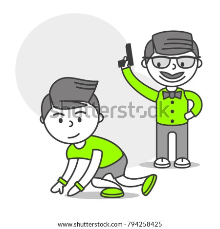 Vector Sports Set Running Stories_Start