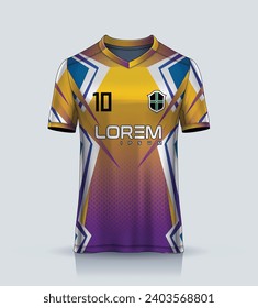 vector sports shirt design ready to print football shirt for sublimation