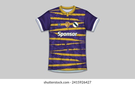 vector sports shirt design ready to print - football shirt for sublimation