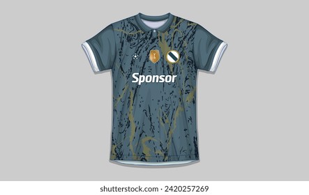 vector sports shirt design ready to print - football shirt for sublimation