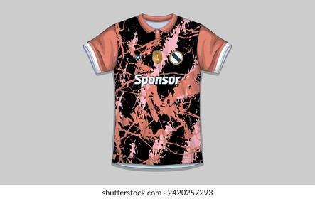vector sports shirt design ready to print - football shirt for sublimation