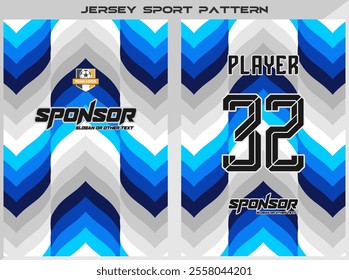 Vector Sports shirt design for sublimation 