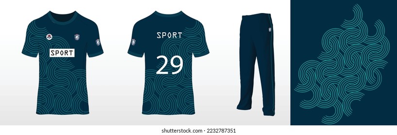 Vector sports team kit uniform design