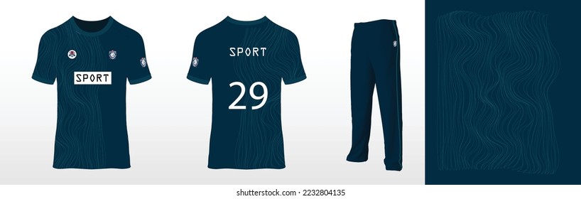 Vector sports team kit uniform design