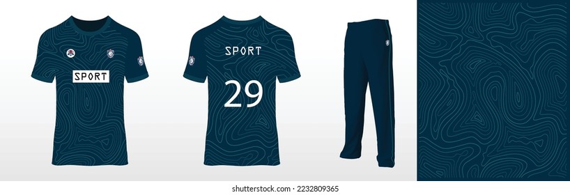Vector sports team kit uniform design