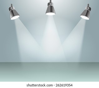 Vector spot light illustration