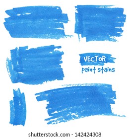 Vector spot of paint drawn by felt pen