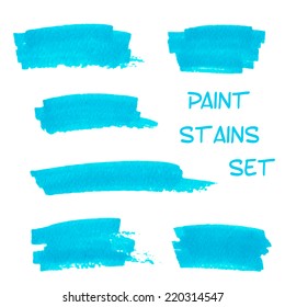 Vector spot of paint drawn by felt pen