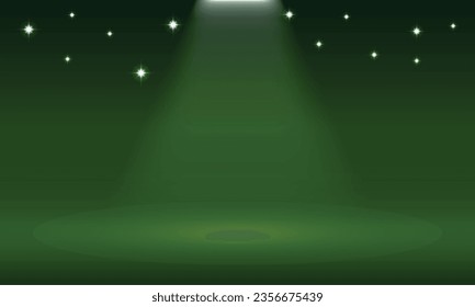 Vector spotlight display background design.