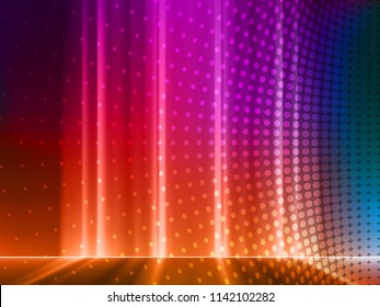 Vector spotlight. Light effect