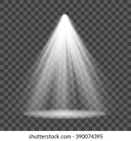 Vector spotlight. Light effect