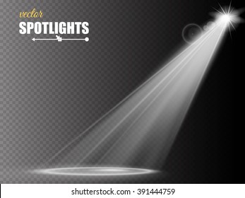 Vector spotlight. Light effect