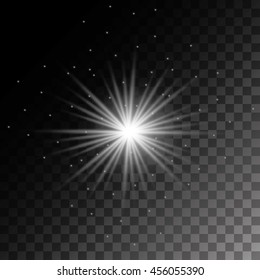 Vector spotlight. Light effect.