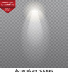 Vector spotlight. Light effect