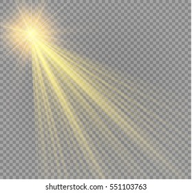 Vector spotlight. Light effect