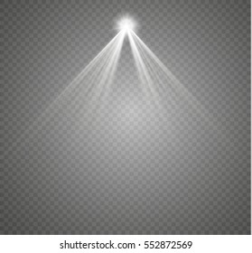 Vector spotlight. Light effect