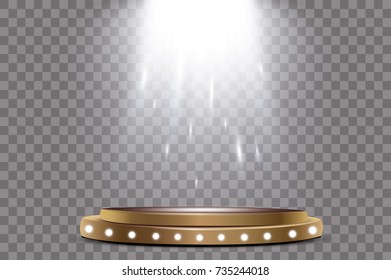 Vector spotlight. Light effect