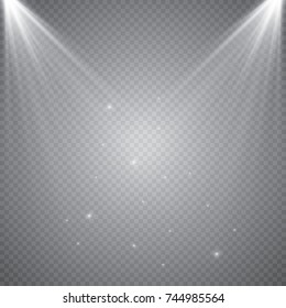 Vector spotlight. Light effect