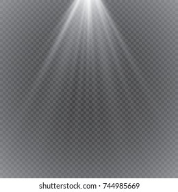 Vector spotlight. Light effect