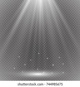 Vector spotlight. Light effect