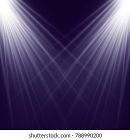 Vector spotlight. Light effect