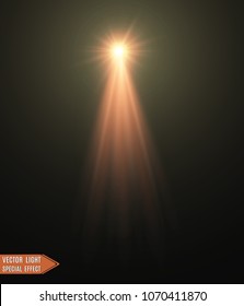 Vector spotlight. Light effect.Vector illustration