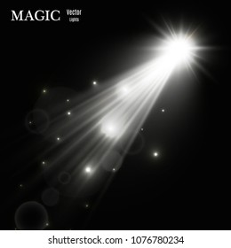 Vector spotlight. Light effect.Vector illustration