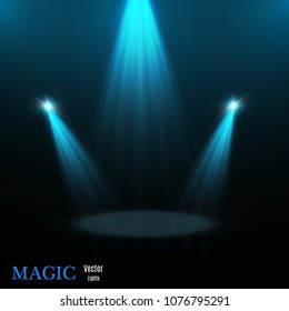 Vector spotlight. Light effect.Vector illustration