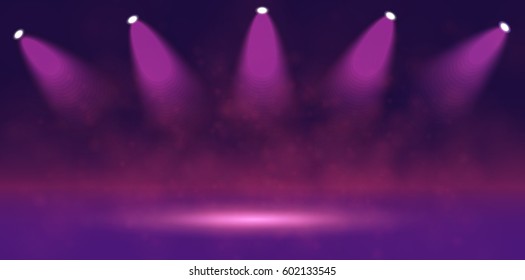 Vector spotlight. show Light effects