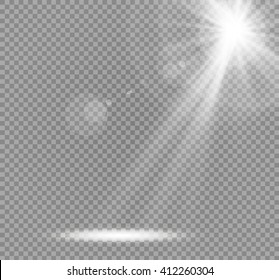 vector spotlight star glare